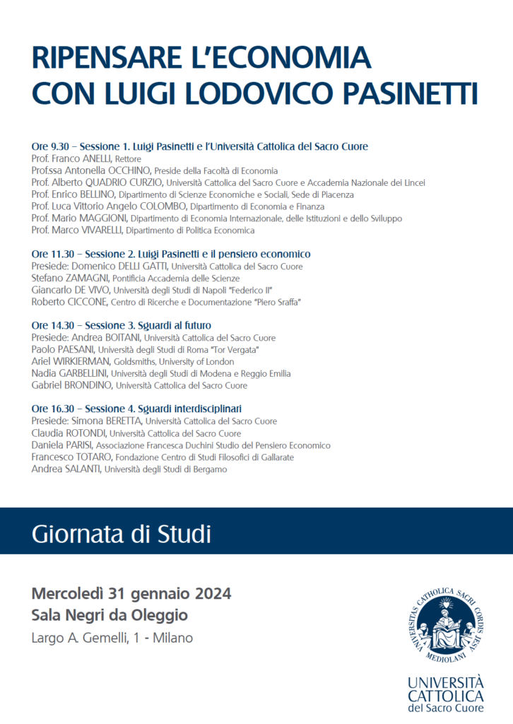 Pasinetti-Giornata di studi